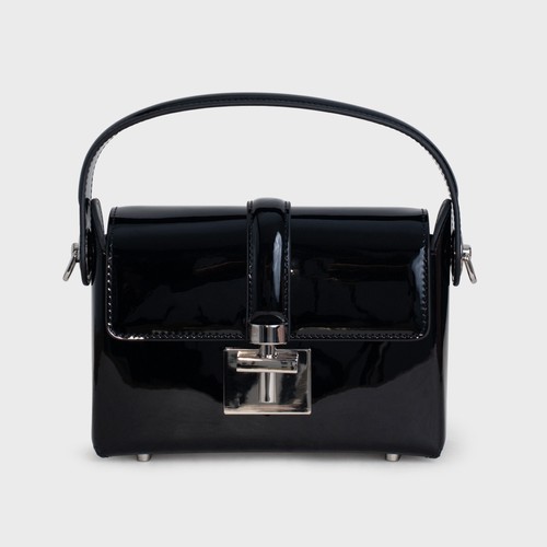 Міні-сумка жіноча чорна P&E