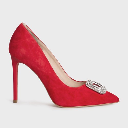 Туфлі жіночі червоні LEGIT, 39