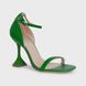 Босоніжки жіночі зелені LEGIT, 38