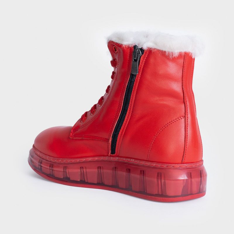 Ботинки женские зимние красные LEGIT, 40