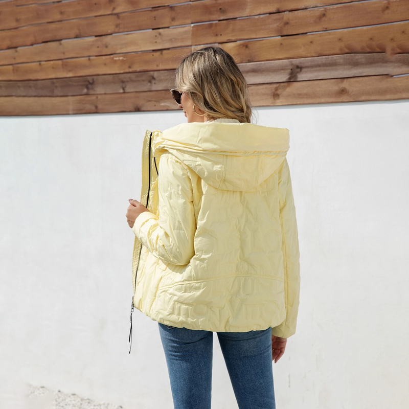 Куртка жіноча жовта Hailuozi, 2XL