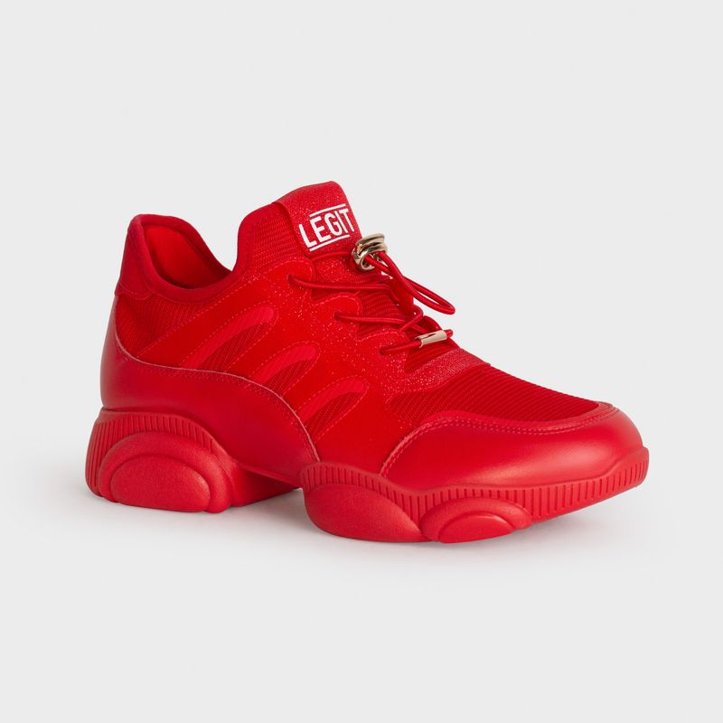 Кросівки жіночі червоні LEGIT, 40