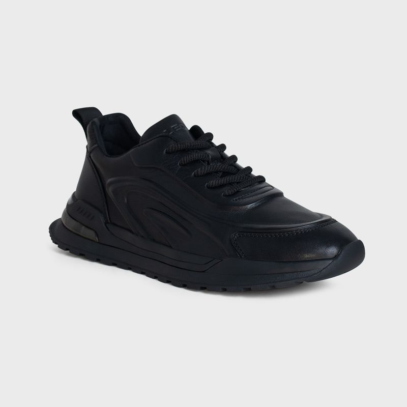 Кросівки чоловічі чорні LEGIT, 45