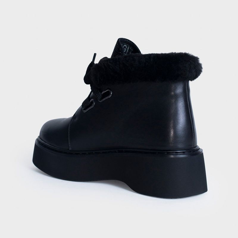Ботинки женские зимние чёрные LEGIT, 36