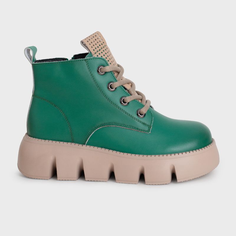 Ботинки женские зеленые LEGIT, 36