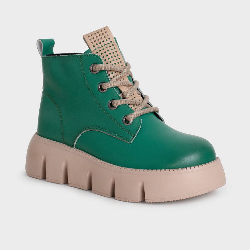 Ботинки женские зеленые LEGIT, 38