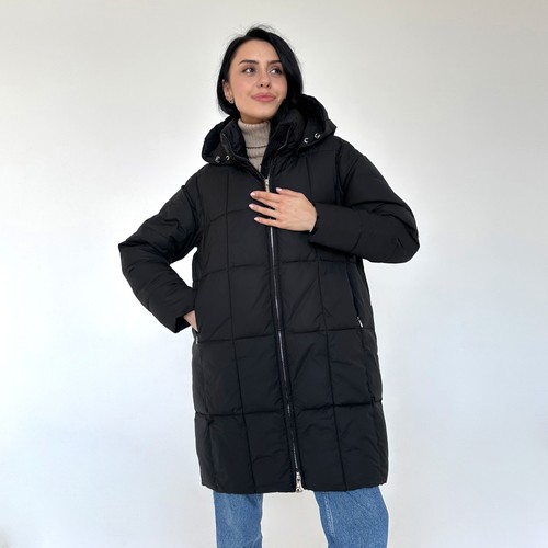 Пальто жіноче чорне Batterflei, 50
