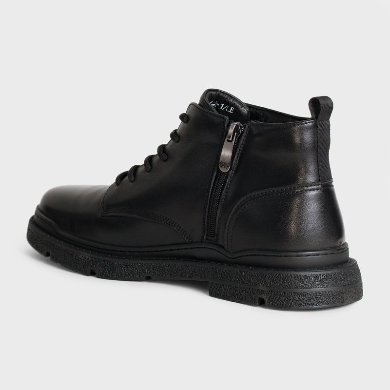 Ботинки мужские зимние черные LEGIT, 45