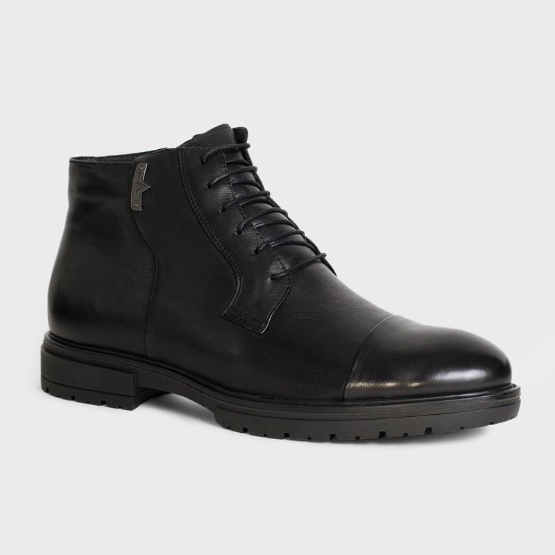 Ботинки мужские зимние черные LEGIT, 45