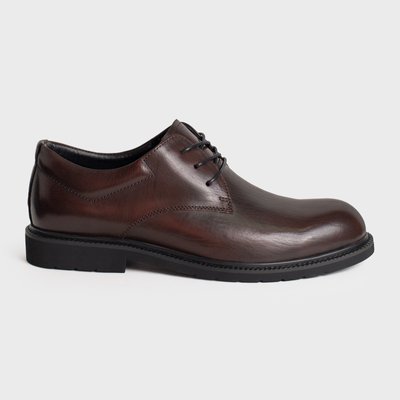 Туфлі чоловічі темно-коричневі LEGIT, 45