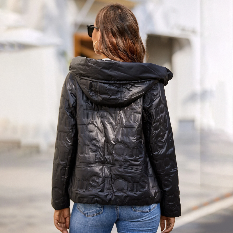 Куртка жіноча чорна Hailuozi, S